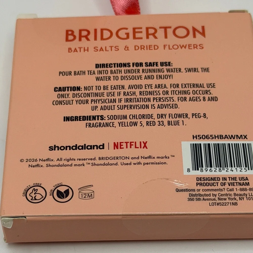 Bridgerton 5pc Spa & Hair Set Regencycore Cottagecore Coquette Victorian Vintage